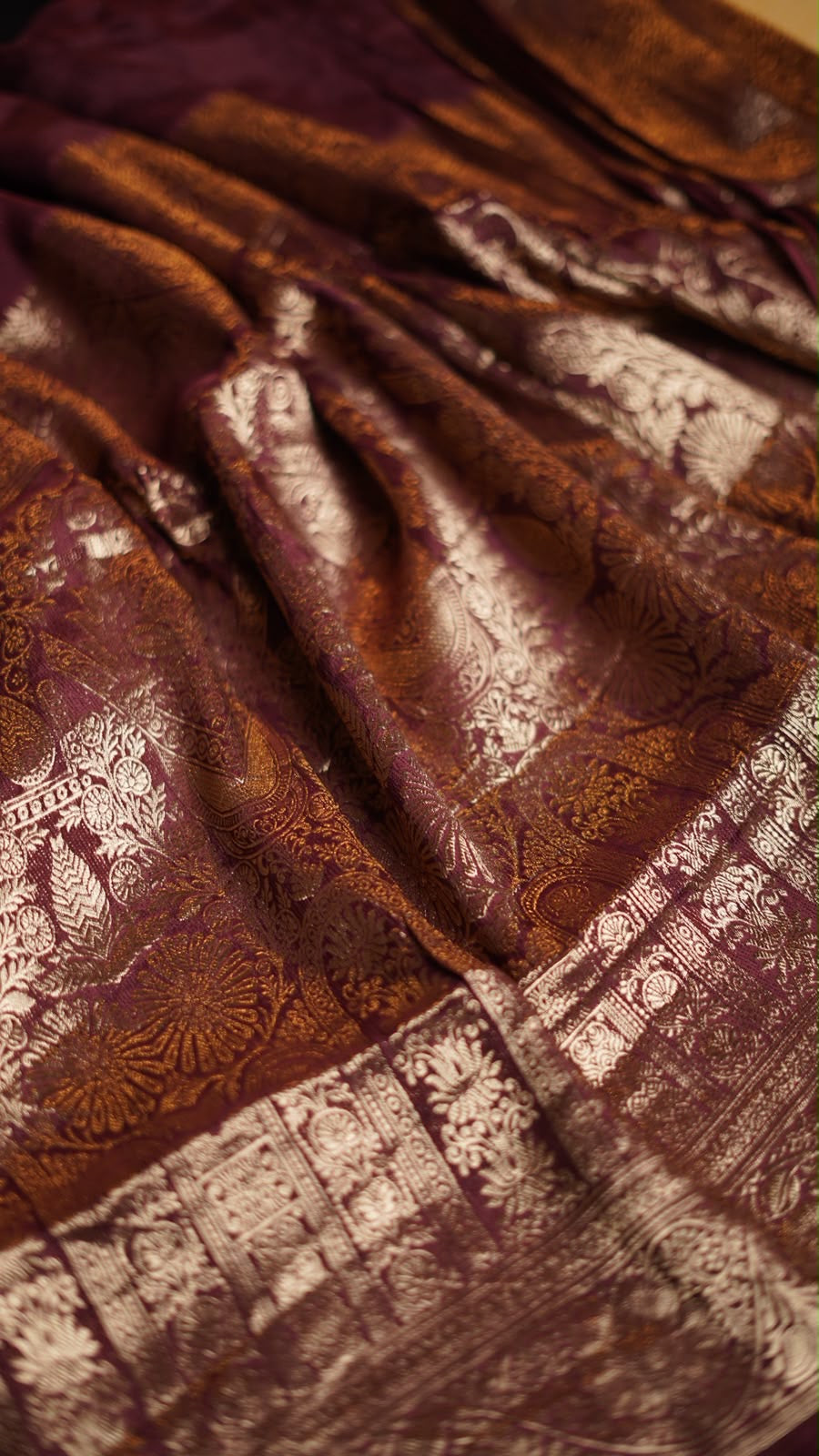 Viscose chinnon saree