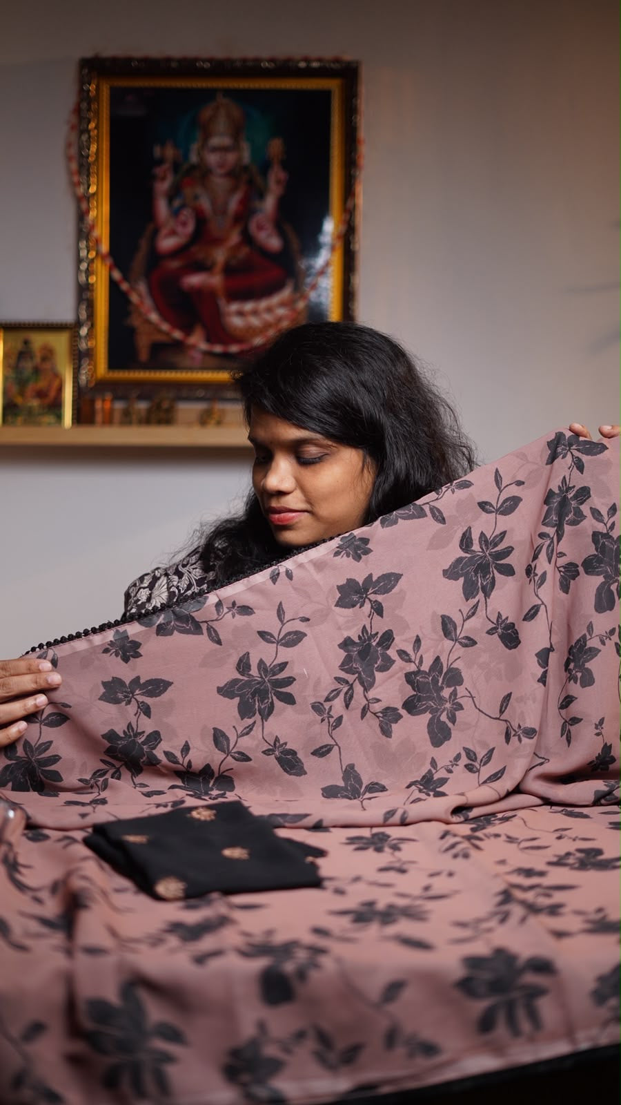 Chiffon Floral Printed Saree