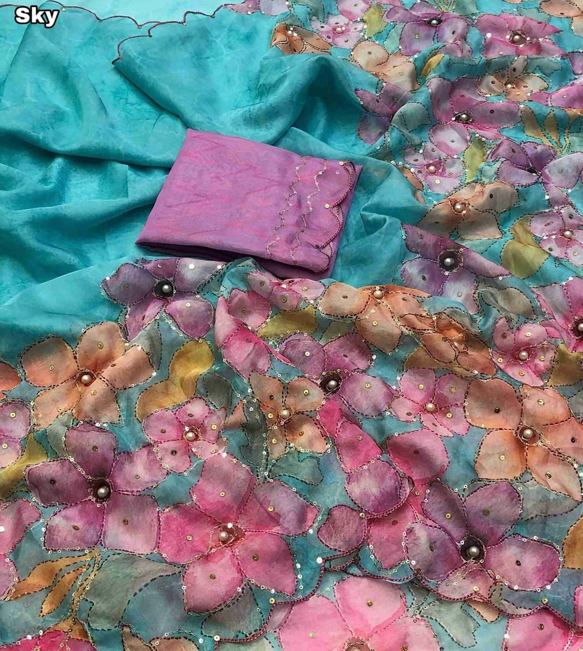 Tebby Organza Saree