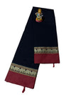 NARAYANPETH Temple border with Stripe pallu and Running blouse