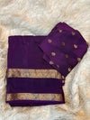 ----Prebooking 25 days to ship ---Viscose mysore crepe silk saree with bentex concept gap border and lining zari palluPaired with matching butti weave viscose blouseSaree in trending colors
