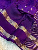 ----Prebooking 25 days to ship ---Viscose mysore crepe silk saree with bentex concept gap border and lining zari palluPaired with matching butti weave viscose blouseSaree in trending colors