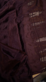 ---Prebook 25 days to ship------Viscose mysore crepe silk saree with running blouse and weaving bandhani garchola pattern Pallu Saree in super trending color With running blouse with lagdi patta