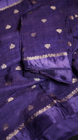 Soft Viscose Khadi silk fabric with satin border both side jacquard birds figure design all over with running blouse Partywear trending saree