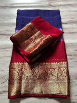---Prebook 25 days to ship------ Kanjivaram Bandhani Sareeđź’–Fabric Cotton silkBlouseRunningAwesome Heavy Saree With Hand BandhejWork - Hand Bandhej