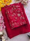 *SAREE-BLOUSE COMBO*Rangoli crush😻 Soft Crush Rangoli Saree with crush effect on itPaired with sequence embroidery work blouse