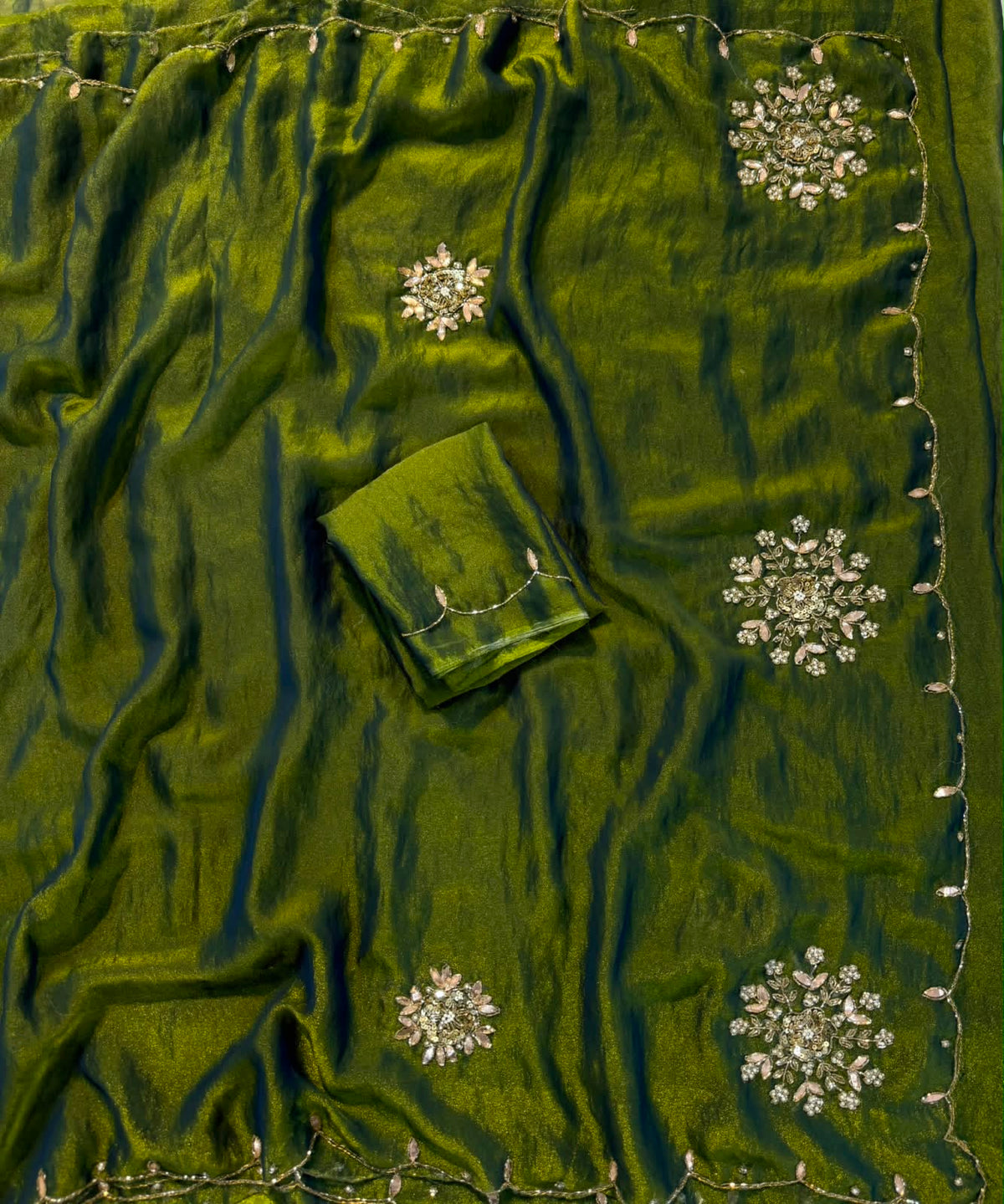 Soft two tone tissue sarees - JO Collections