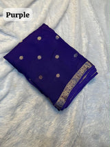 Viscose crepe silk sarees