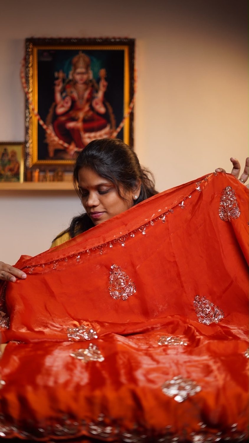 Soft satin silk sarees - JO Collections