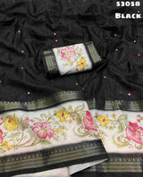 Tanjur Bentex Floral Print sarees