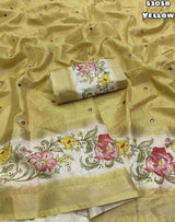Tanjur Bentex Floral Print sarees