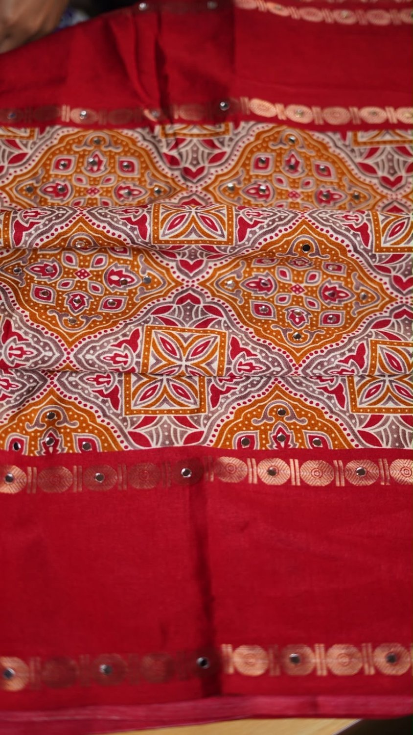 Semi Moonga Silk Saree - JO Collections