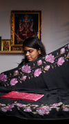 Bamber crush saree