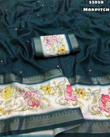 Tanjur Bentex Floral Print sarees