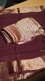 Viscose chinnon saree