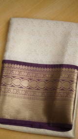Benarasi Tissue Silk with Weaving Pallu & Blouse