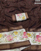 Tanjur Bentex Floral Print sarees