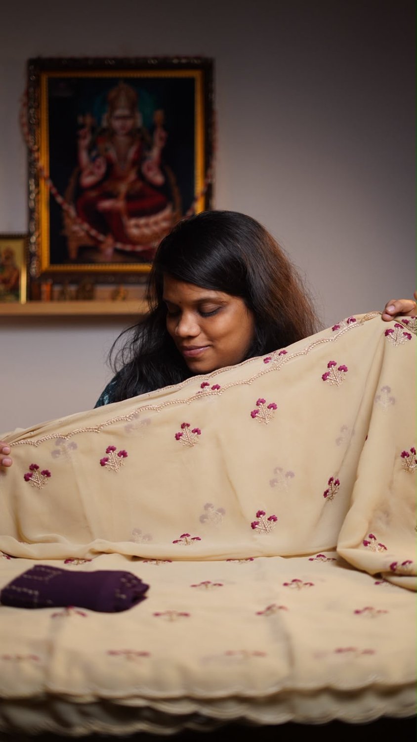 Faux Georgette sarees - JO Collections