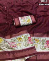 Tanjur Bentex Floral Print sarees