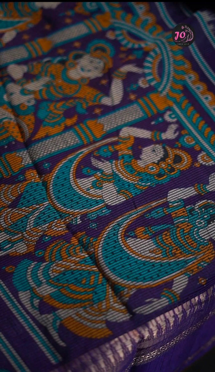 Fancy silksarees with contrast pallu and blouse