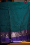 Fancy silksarees with contrast pallu and blouse
