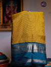 Fancy silk sarees with contrast pallu and blouse