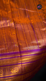 Elegant yellow semi soft silk saree inspired from pure silk sarees.. Contrast pallu & blouse