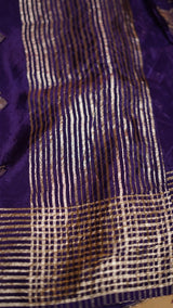 Viscose semi mysore crepe silk with sequence embroidery work