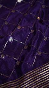 Viscose semi mysore crepe silk with sequence embroidery work
