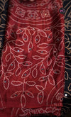 Arjakh Satin viscose silk saree with designer print Sarees Rich Pallu with Designer Original Mirror Work All over saree With* *Heavy mirror Designer lace On Pallu*