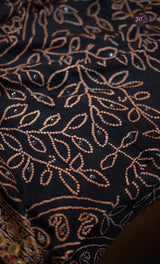 Arjakh Satin viscose silk saree with designer print Sarees Rich Pallu with Designer Original Mirror Work All over saree With* *Heavy mirror Designer lace On Pallu*