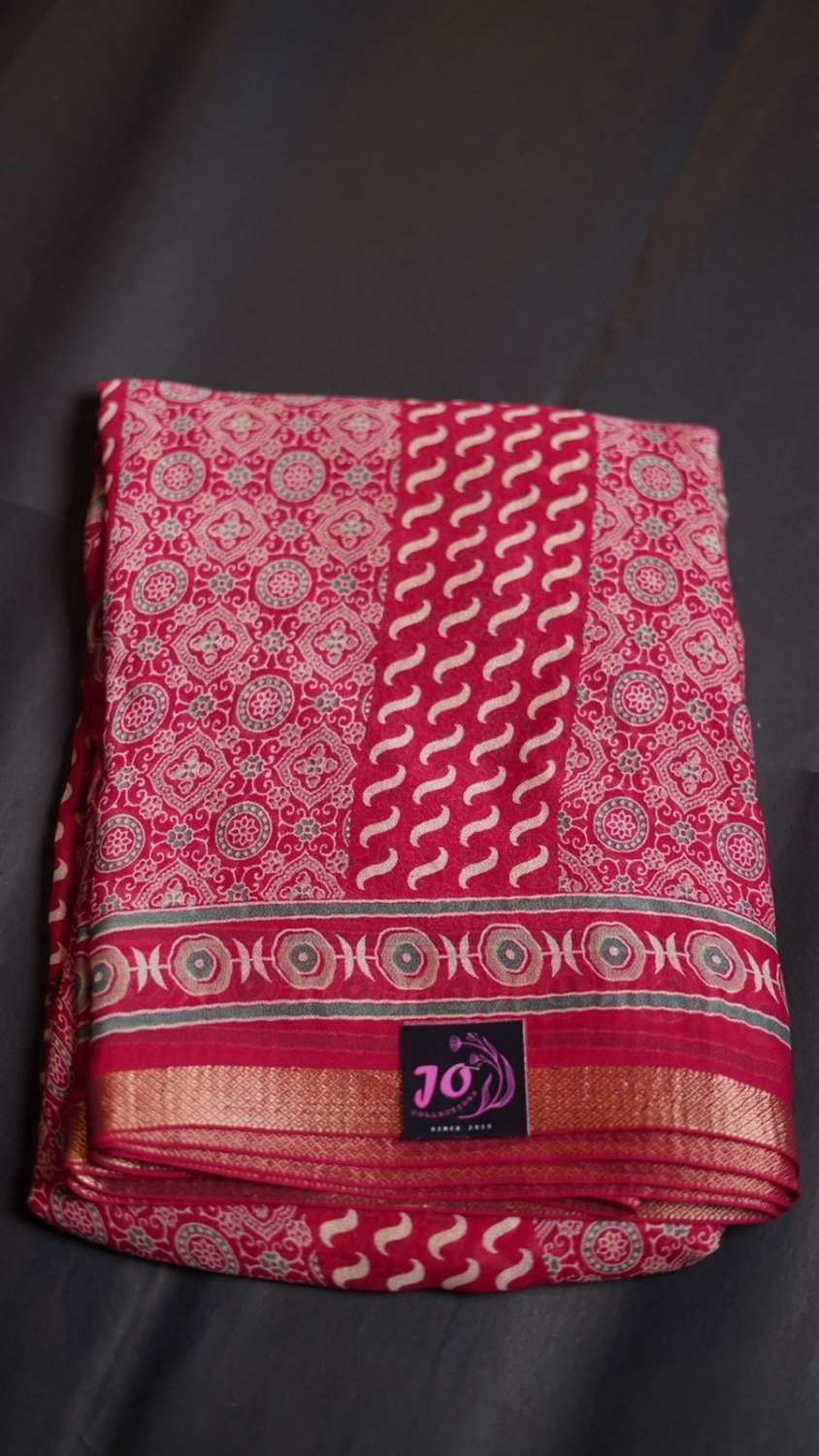 Mishi georgette with running pallu and blouse
