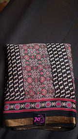 Mishi georgette with running pallu and blouse