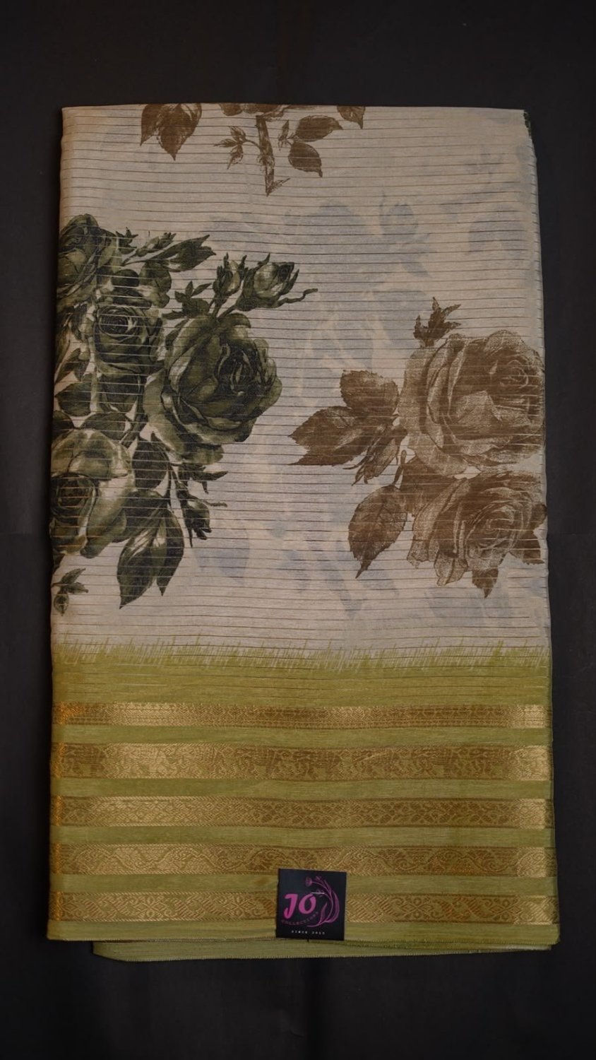 Mysore Crape , running pallu & Blouse