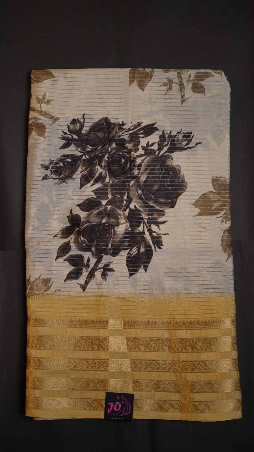 Mysore Crape , running pallu & Blouse