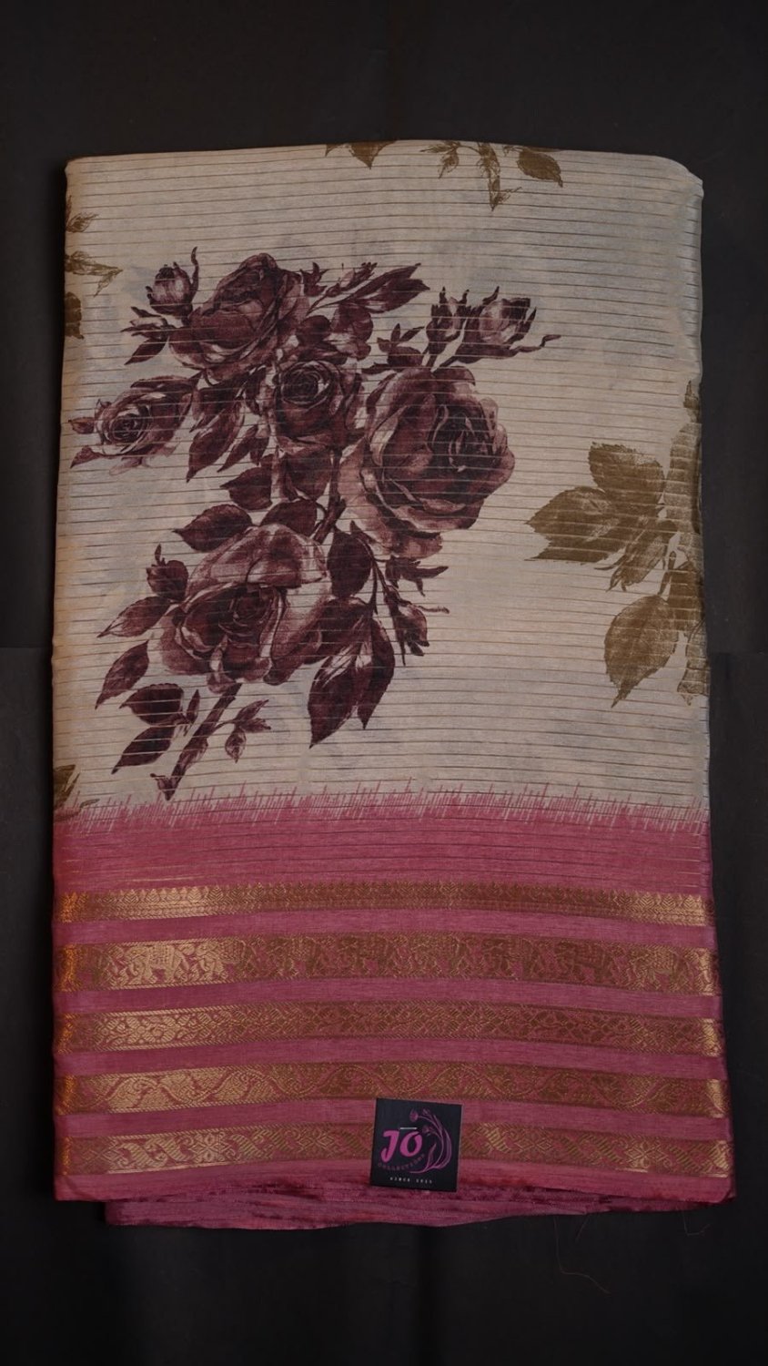 Mysore Crape , running pallu & Blouse