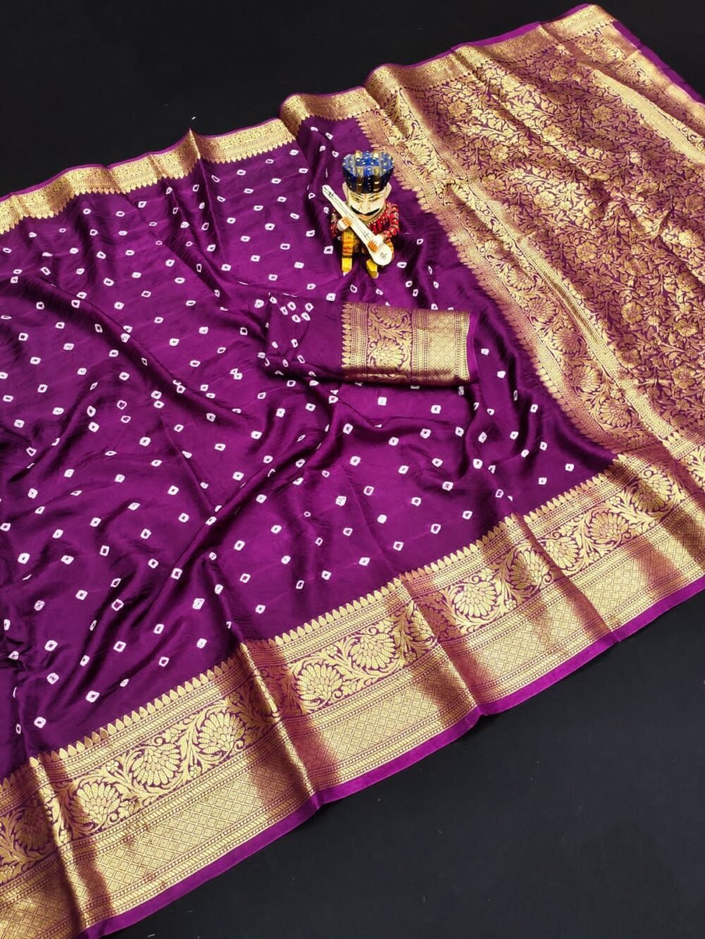 Cotton silk sarees with running blouse