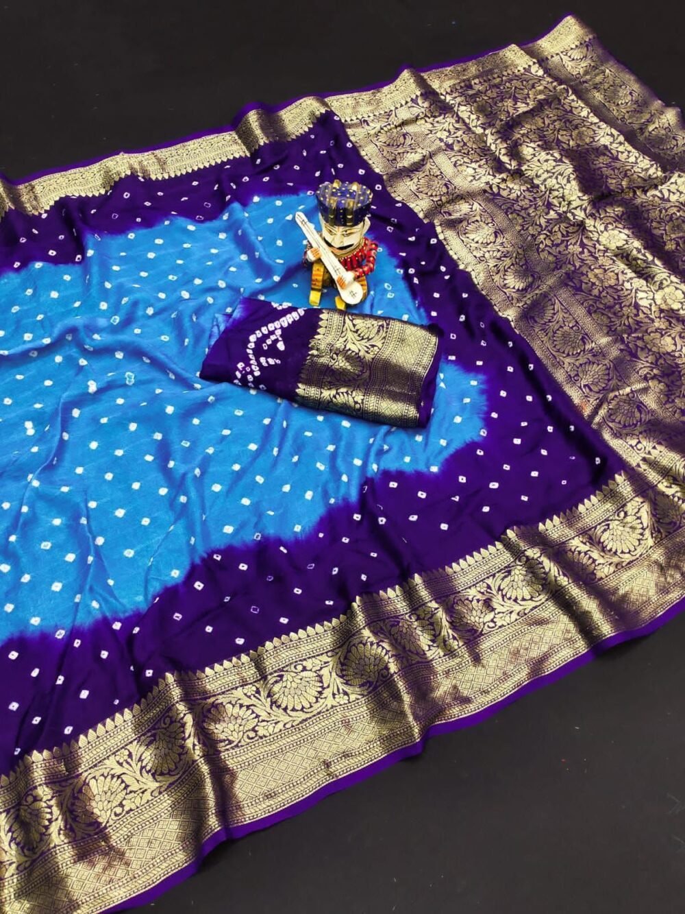 Cotton silk sarees with running blouse