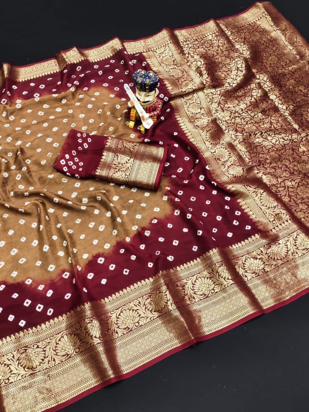 Cotton silk sarees with running blouse