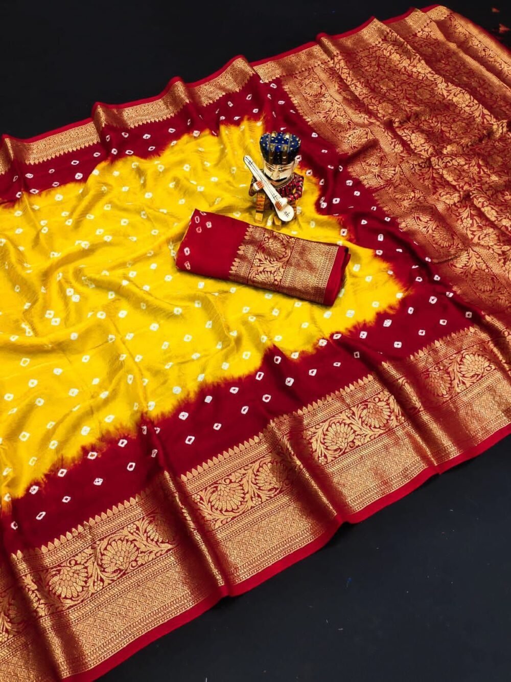 Cotton silk sarees with running blouse