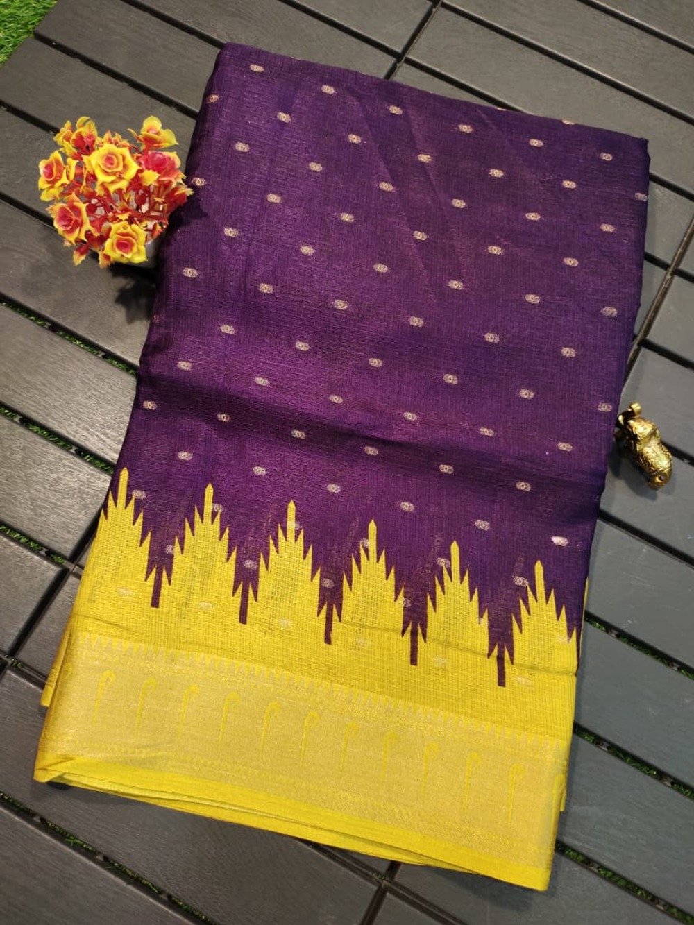 Kota silk muniya borders..