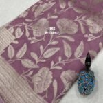 raw silk saree woth beutiful silvier weaving all Over saree with viscose thresd weaved patta Rich weaved pallu   Teamed with running blouse