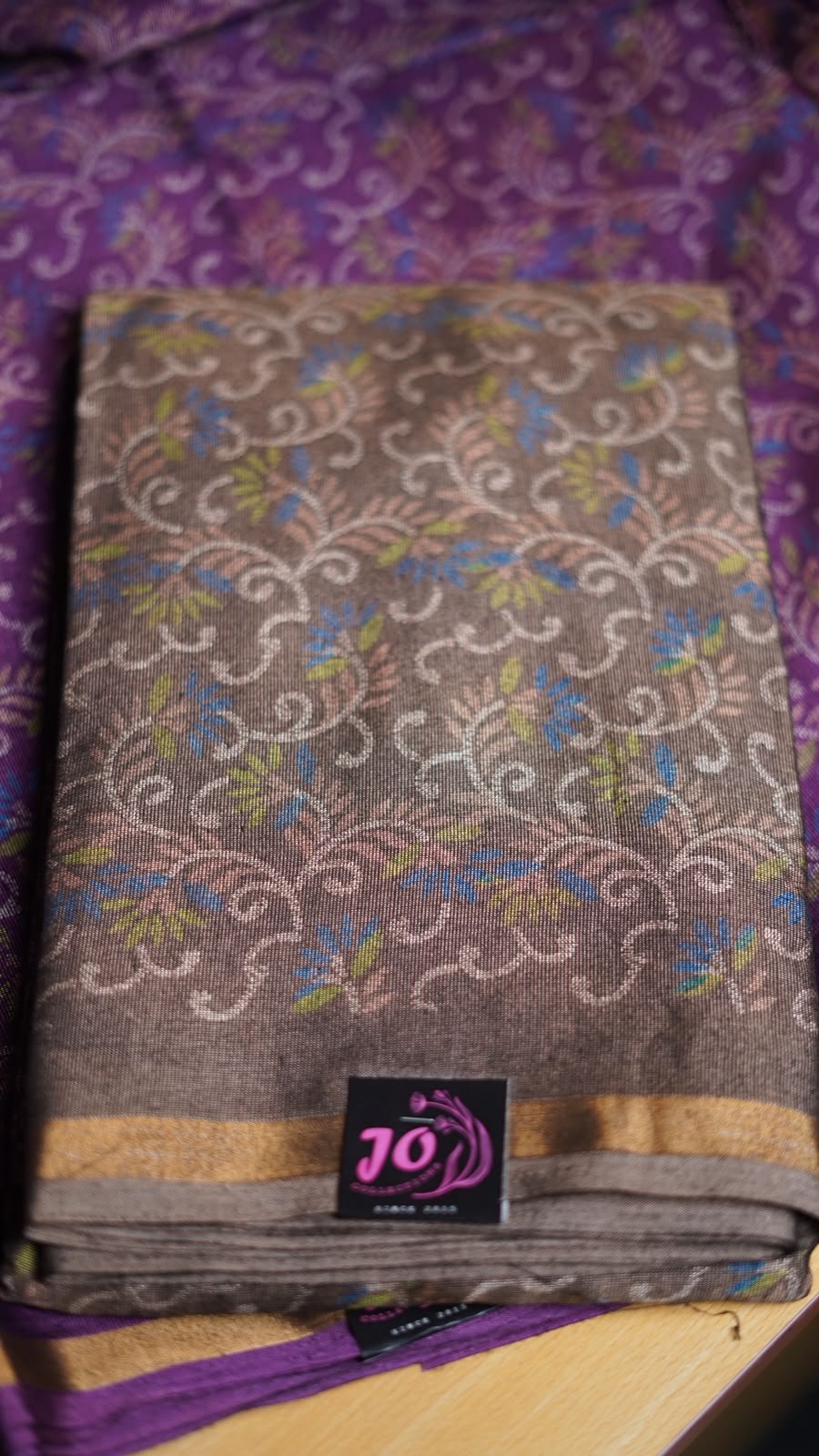 ZULA FANCY silk saree with running pallu and blouse