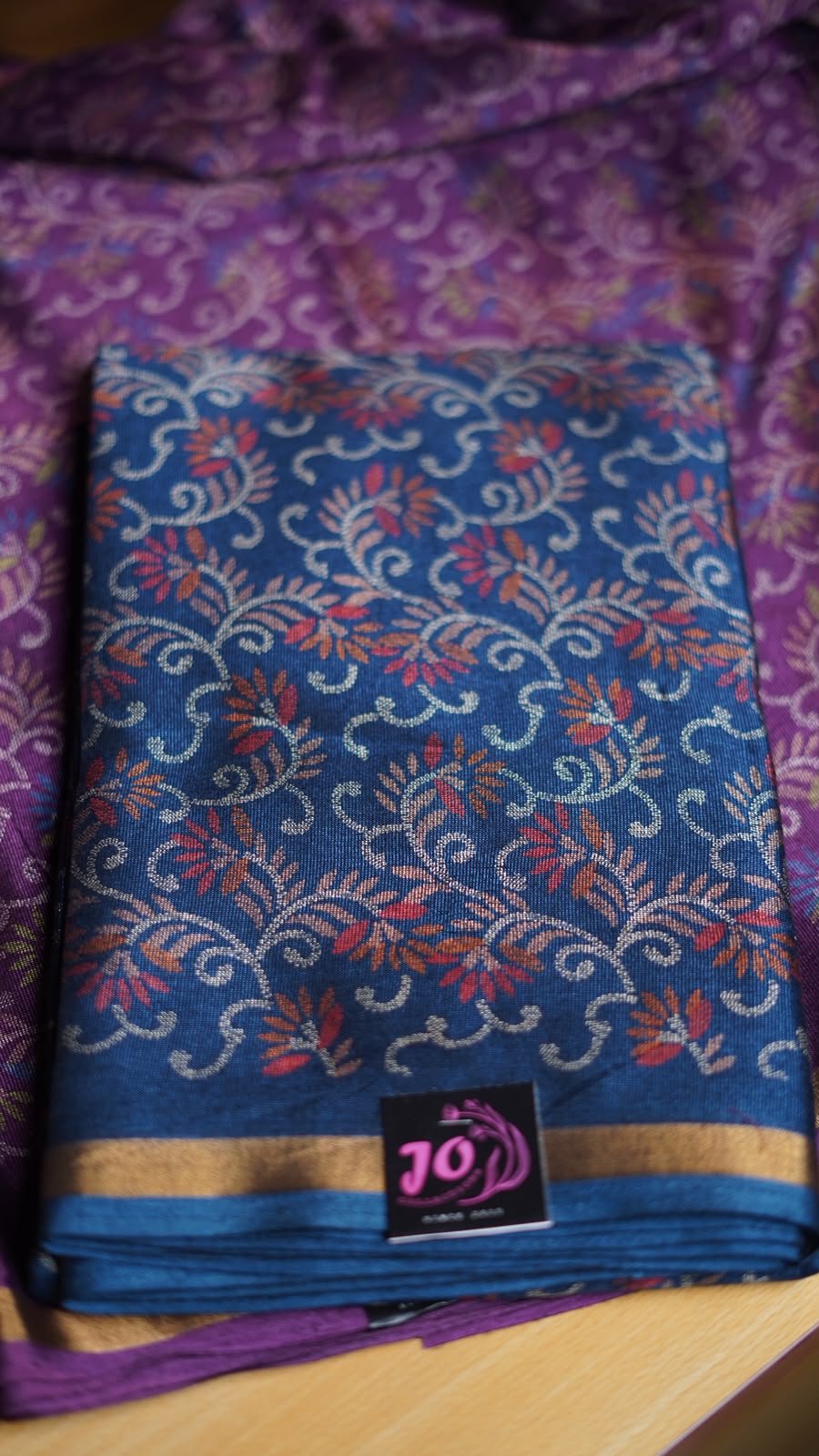 ZULA FANCY silk saree with running pallu and blouse