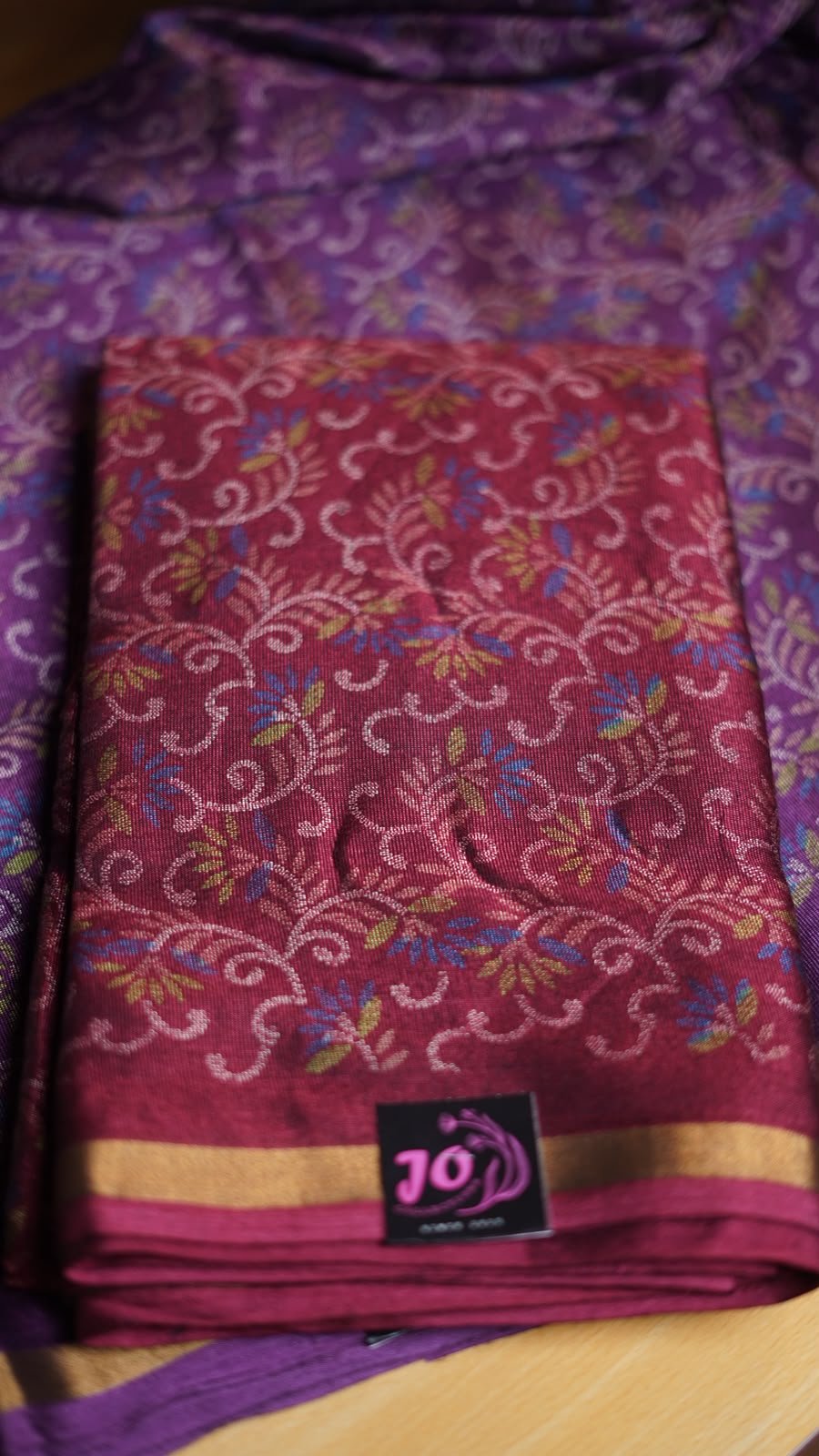ZULA FANCY silk saree with running pallu and blouse
