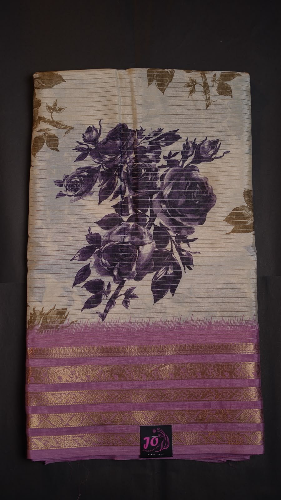 Mysore Crape , running pallu & Blouse