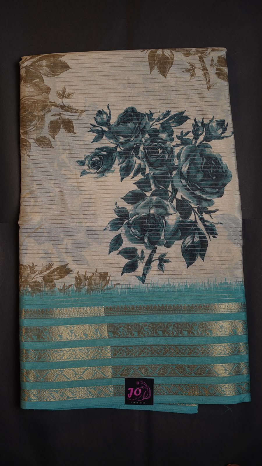 Mysore Crape , running pallu & Blouse